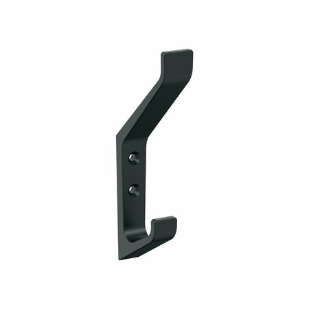 AMEROCK Emerge Contemporary Double Prong Matte Black Wall Hook H37003MB